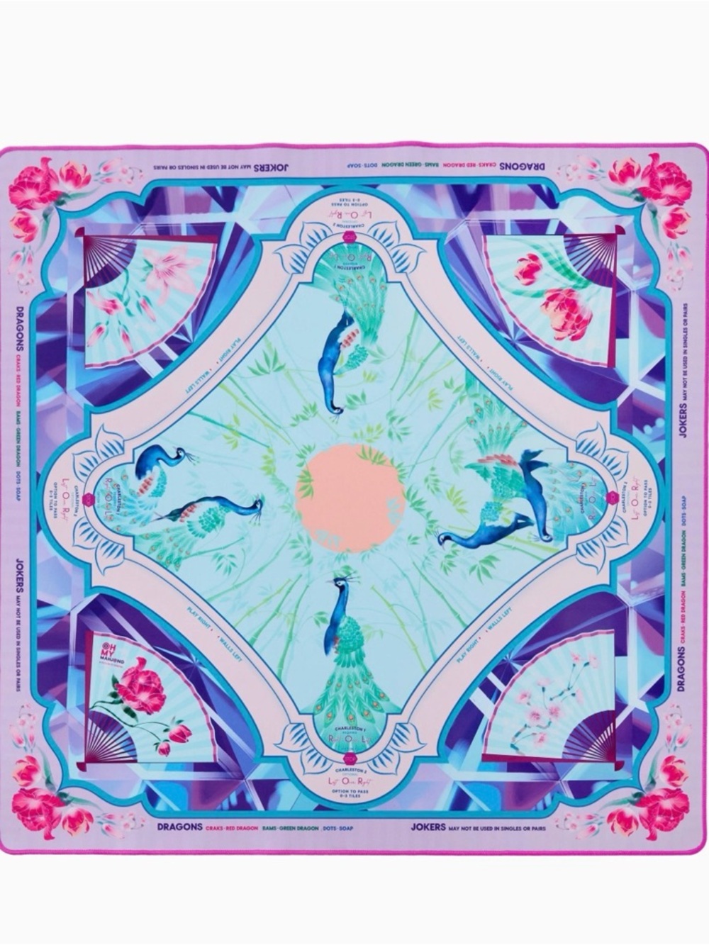 Oh My Mahjong Amethyst Mahj Mat